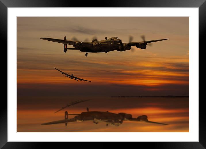  Landfall Duo Framed Mounted Print by Oxon Images