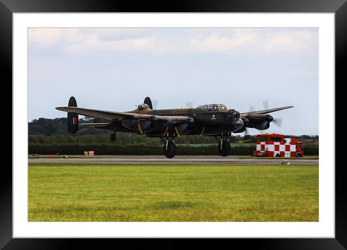 Lancasters return to base Framed Mounted Print by Oxon Images