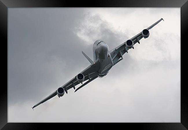 Airbus A380 Farnborough Framed Print by Oxon Images