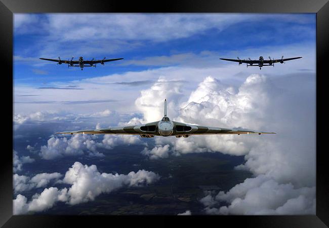  Avro sisters formation Framed Print by Oxon Images
