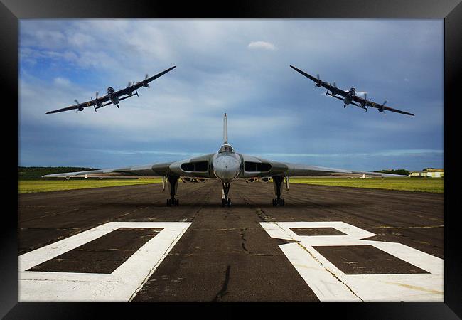  Avro sisters Break Framed Print by Oxon Images