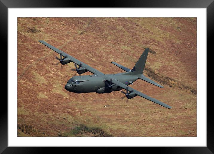  C130 Hercules Framed Mounted Print by Oxon Images