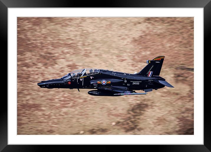  BAE Systems Hawk Mk2 Framed Mounted Print by Oxon Images