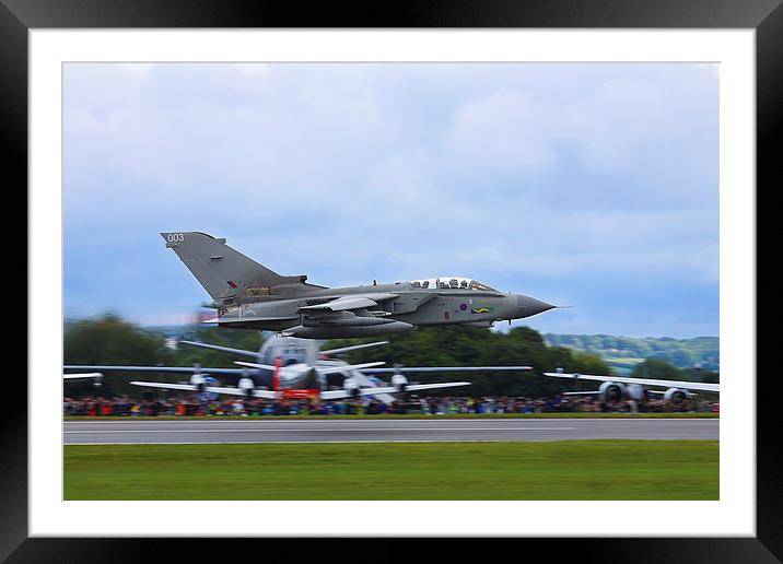 Tornado GR4 low at RIAT Framed Mounted Print by Oxon Images