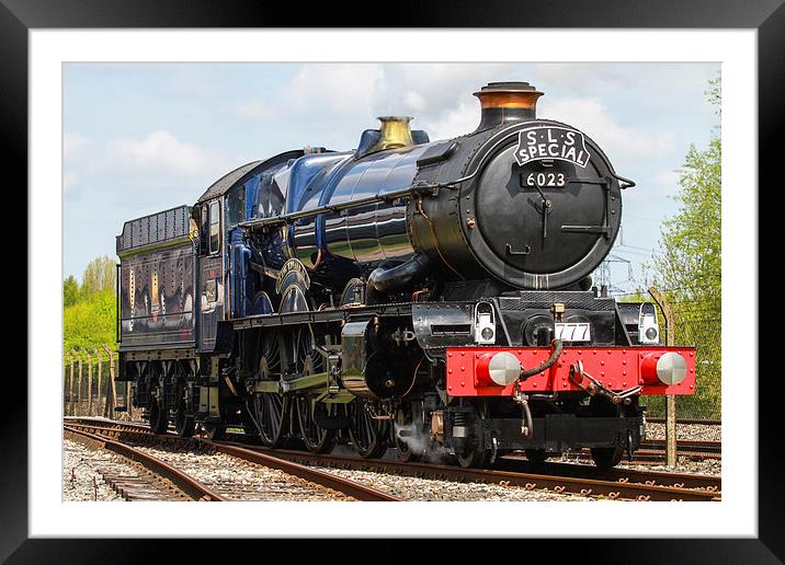  Steam Train King Edward II 2 Framed Mounted Print by Oxon Images