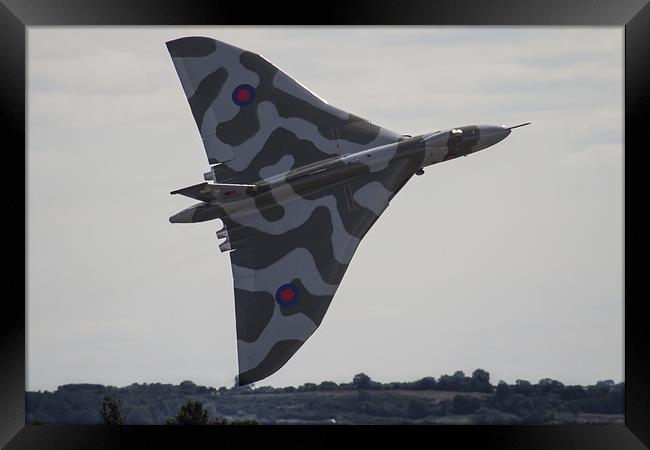 Incredible Vulcan Take off RIAT 2015 Framed Print by Oxon Images