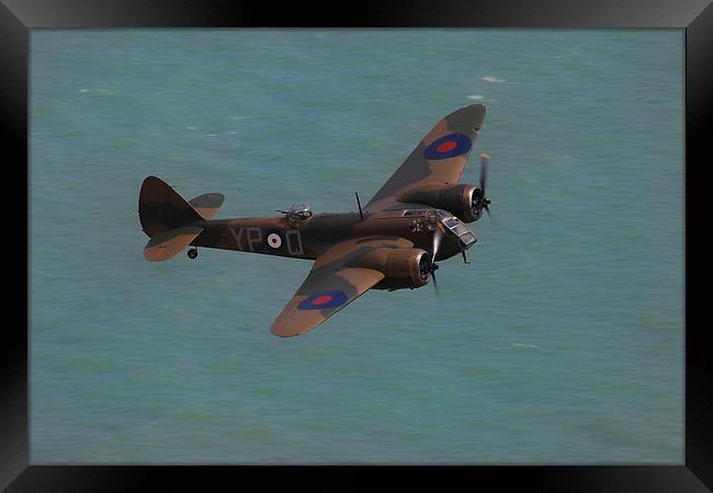  Bristol Blenheim at Beachy Head Framed Print by Oxon Images