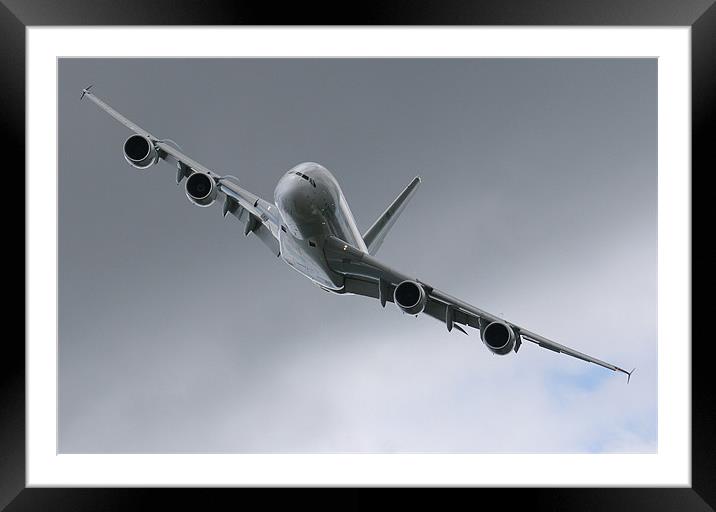 Airbus A380 Framed Mounted Print by Oxon Images