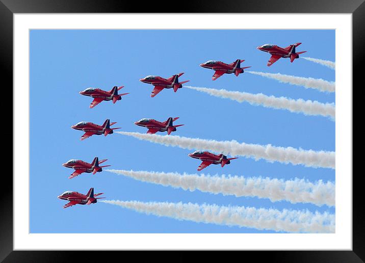 Arrow formation Framed Mounted Print by Oxon Images
