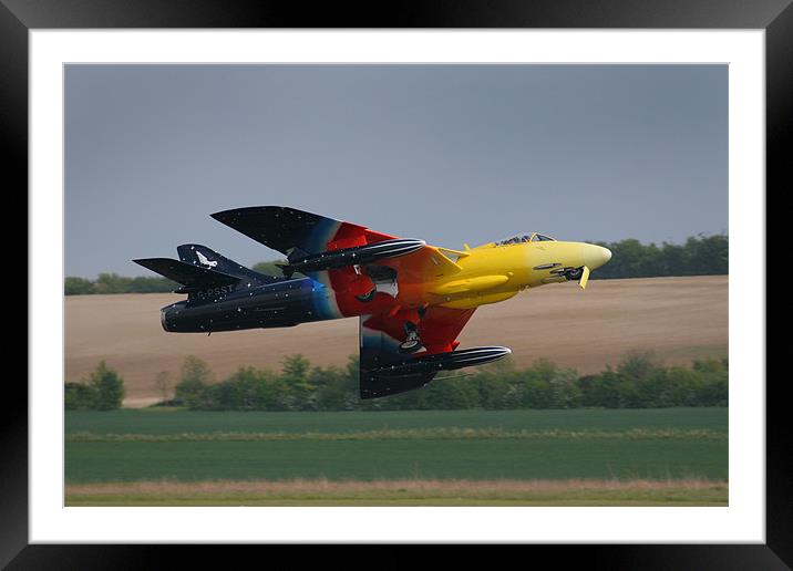 Miss Demeanour Take off Framed Mounted Print by Oxon Images