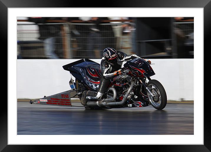 ST 65 Supertwin Dragbike Framed Mounted Print by Oxon Images