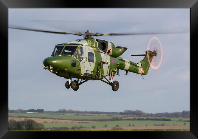 Lynx Mk9 training flight Framed Print by Oxon Images