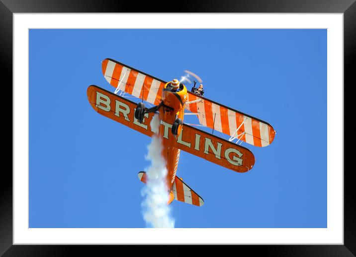 Breitling wing walker Framed Mounted Print by Oxon Images