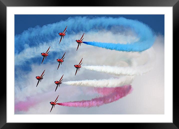 Diamond 8 Framed Mounted Print by Oxon Images