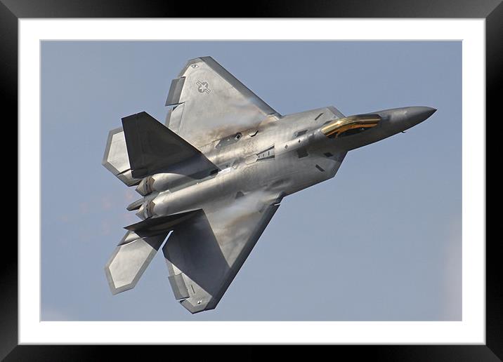 F22A Raptor Framed Mounted Print by Oxon Images