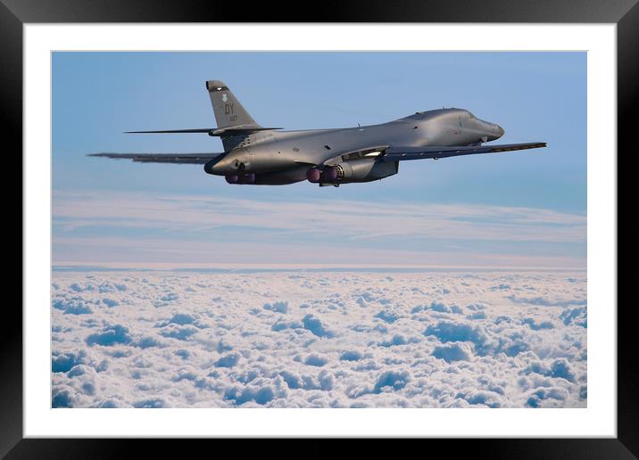 Rockwell B1 Lancer Framed Mounted Print by Oxon Images