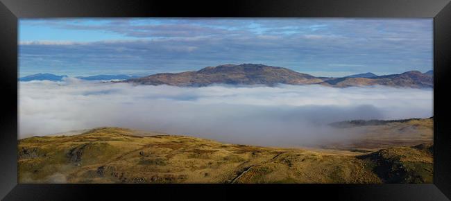 Fog in Snowdonia Framed Print by Oxon Images
