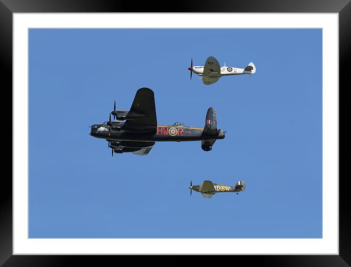 Battle of Britain Memorial Flight Framed Mounted Print by Oxon Images
