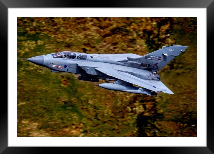 41 Squadron TES Tornado GR4 EB X Framed Mounted Print by Oxon Images