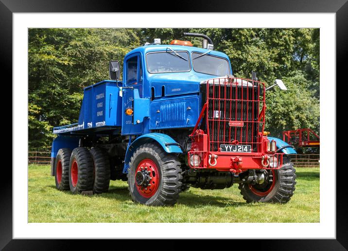 Scammel Heavy Recovery Truck Framed Mounted Print by Oxon Images