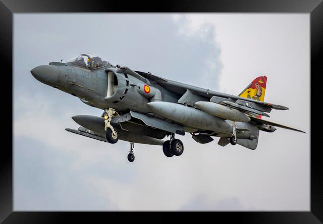 Spanish Harrier Jump Jet Framed Print by Oxon Images
