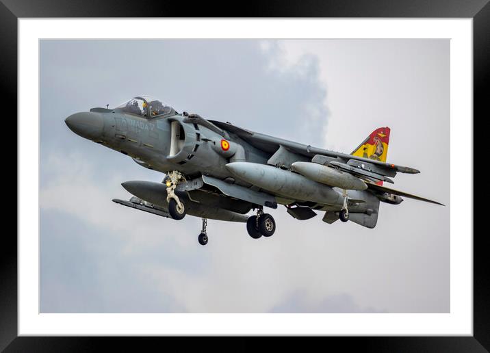 Spanish Harrier Jump Jet Framed Mounted Print by Oxon Images