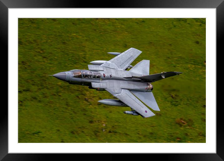 Tornado GR4 ZA542 Low Level Framed Mounted Print by Oxon Images