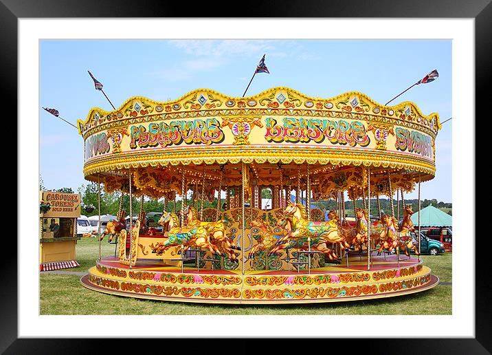 Merry go round Framed Mounted Print by Oxon Images
