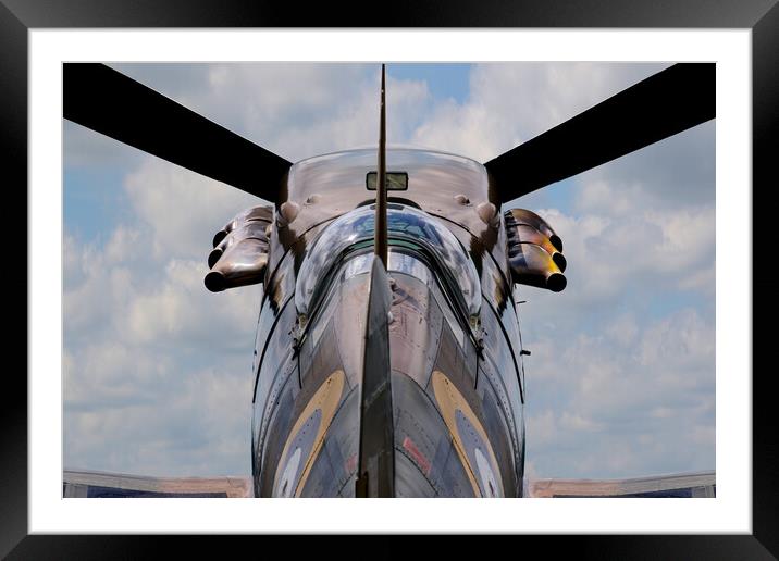 Spitfire Framed Mounted Print by Oxon Images