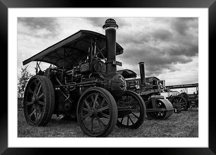 Steam Engines Framed Mounted Print by Oxon Images