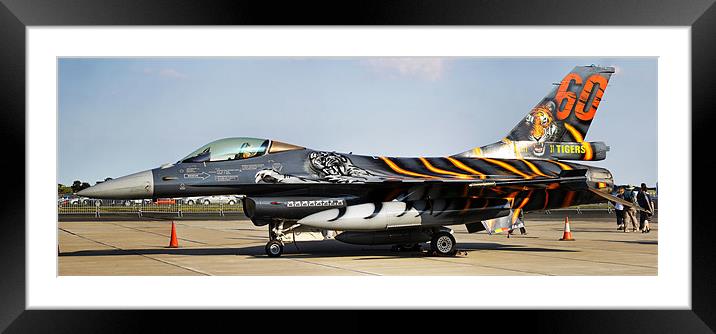 F16 NATO Tigermeet Framed Mounted Print by Oxon Images