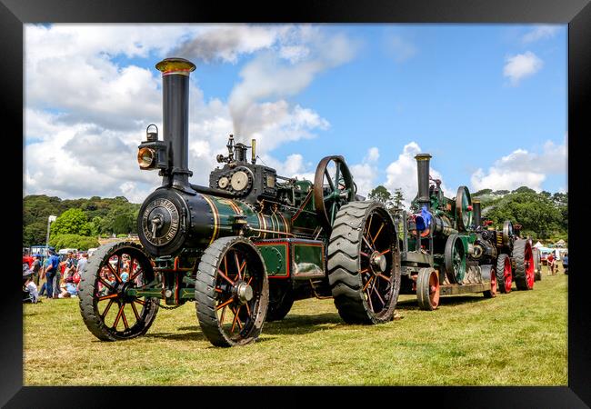 Traction Engine Heavy Haulage Framed Print by Oxon Images