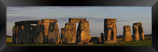 Stonehenge panorama Framed Print by Oxon Images