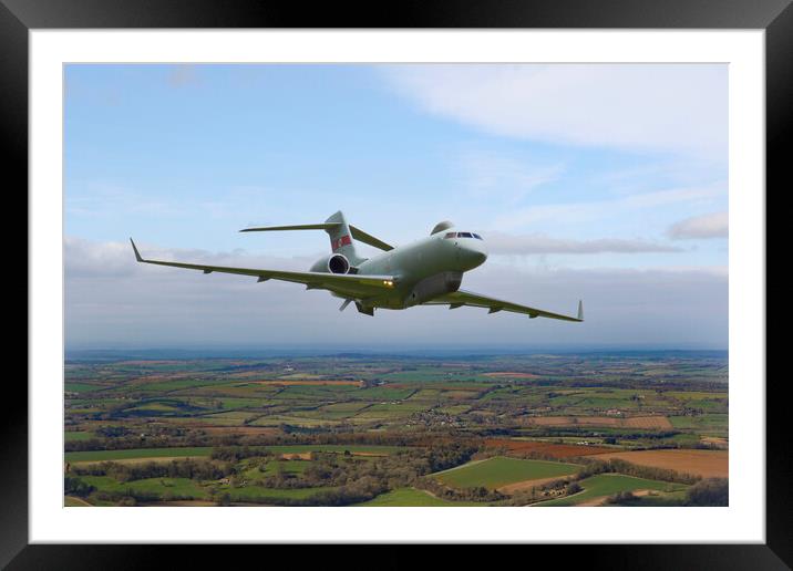 5 Squadron Sentinel R1 Airborne Framed Mounted Print by Oxon Images