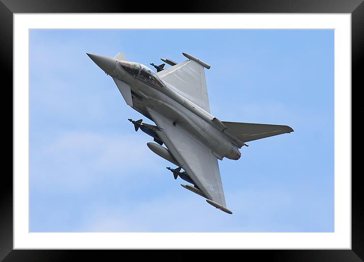Eurofighter Typhoon Tarnish 5 Framed Mounted Print by Oxon Images