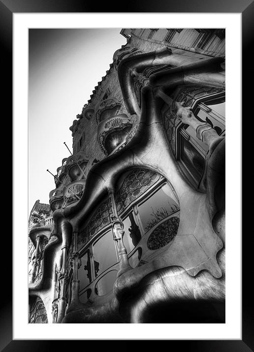 Casa Batllo, Barcelona Framed Mounted Print by Toon Photography