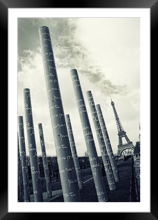 A Day in Paris Framed Mounted Print by Toon Photography