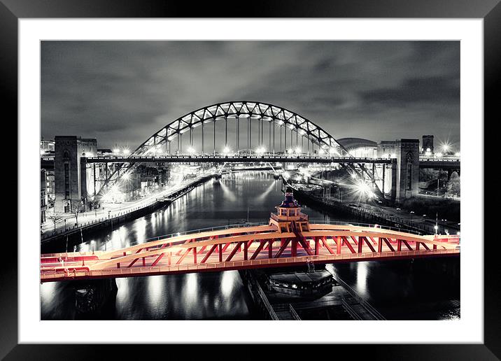 The Swing in Red Framed Mounted Print by Toon Photography