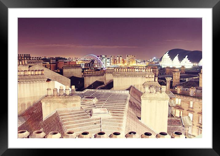  Over the Rooftops Framed Mounted Print by Toon Photography