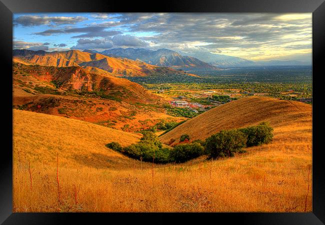 Hills of Wasatch National Forest Framed Print by Viraj Nagar