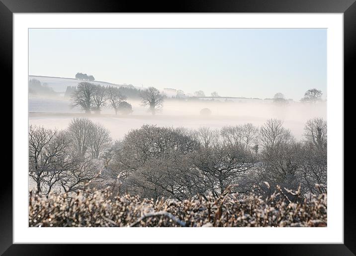 mist Framed Mounted Print by geraint jones