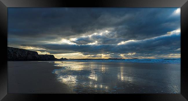 Watergate Bay Newquay Framed Print by David Wilkins