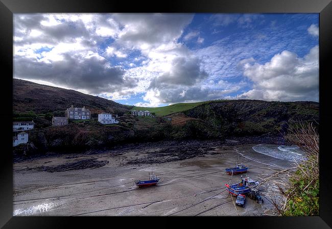 Port Isaac Framed Print by David Wilkins