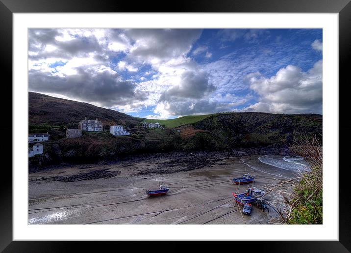 Port Isaac Framed Mounted Print by David Wilkins
