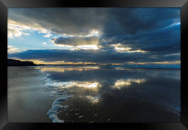 Watergate Bay Newquay Framed Print by David Wilkins