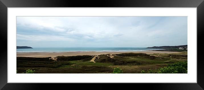 Woolacombe Framed Mounted Print by David Wilkins