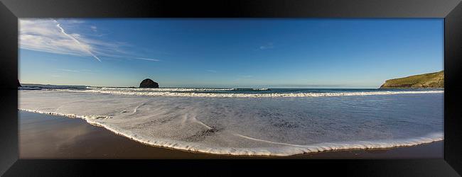  Trebarwith Strand Cornwall Framed Print by David Wilkins