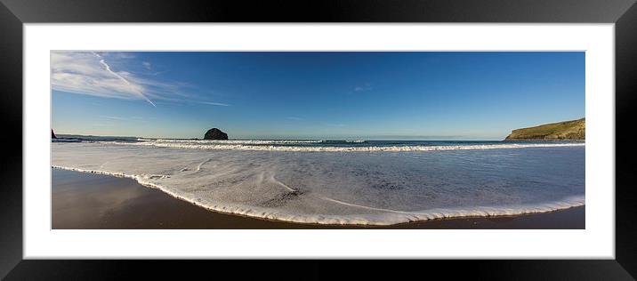  Trebarwith Strand Cornwall Framed Mounted Print by David Wilkins