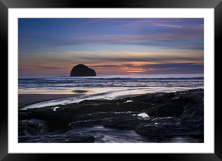 Days End Framed Mounted Print by David Wilkins