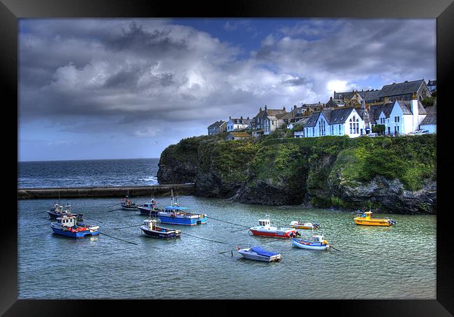 Port Isaac Framed Print by David Wilkins